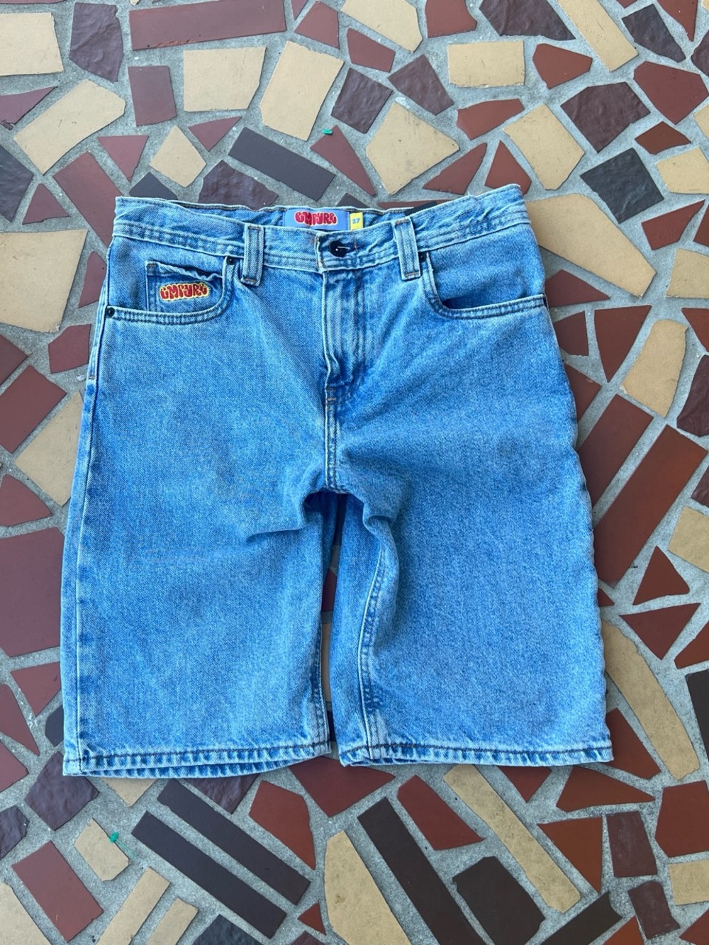 Empyre Light Blue Denim Jorts